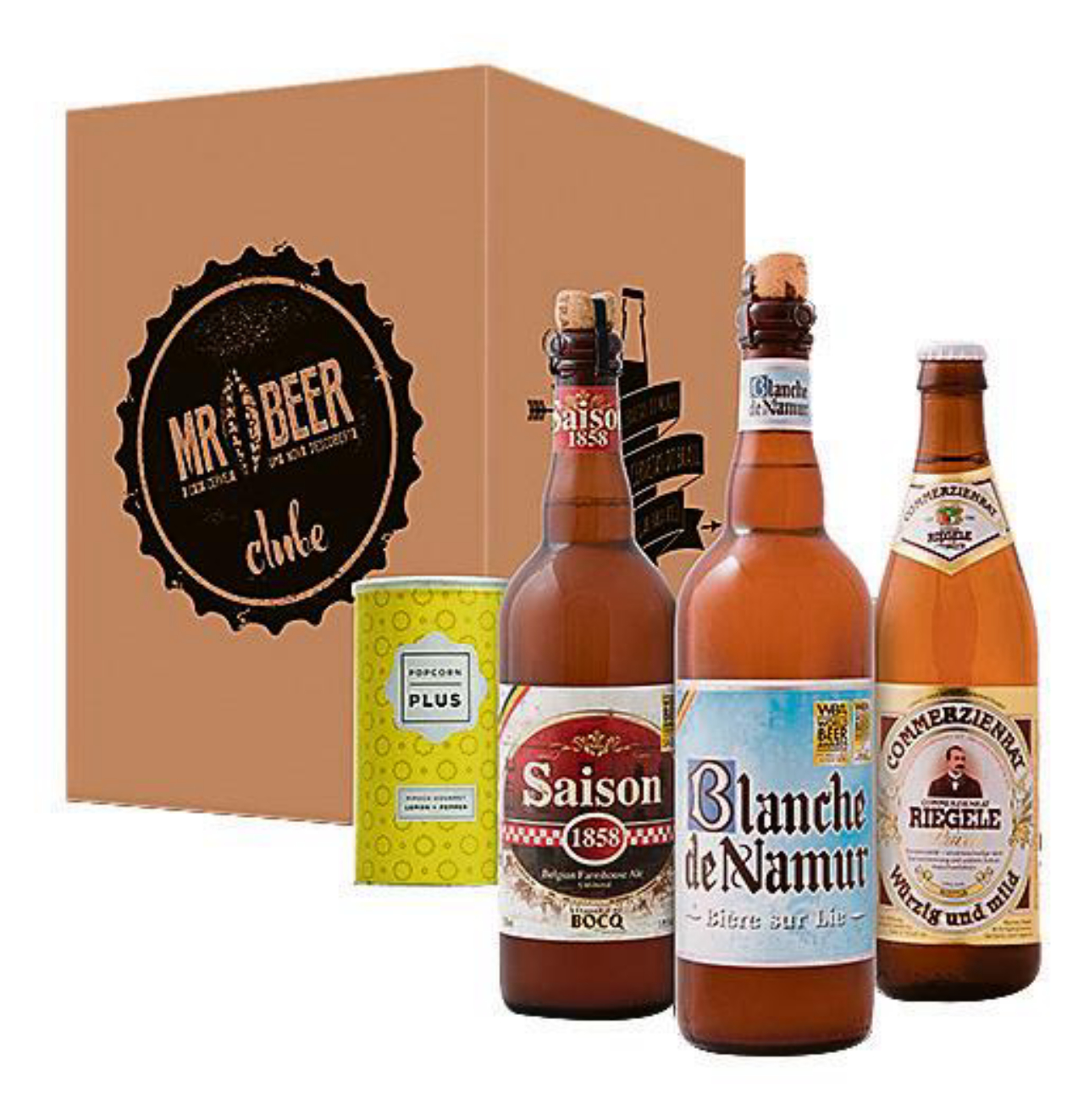 Assinatura de cervejas selecionadas, da Mr. Beer. R$ 99,90 por mês.