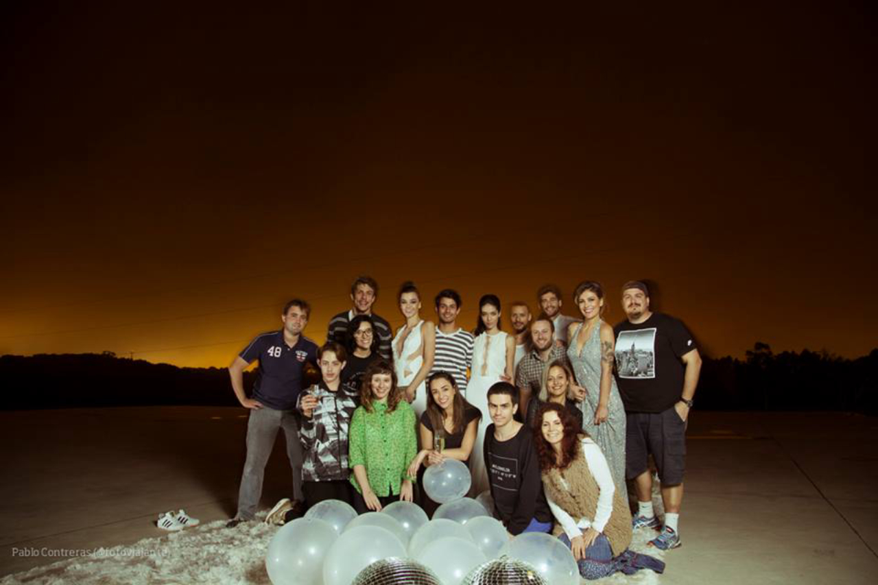 Equipe que participou do editorial. Foto: Pablo Contreras. 