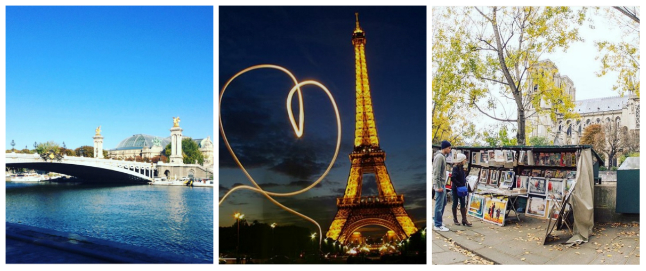 Poste fotos de Paris com a hashtag #parisweloveyou