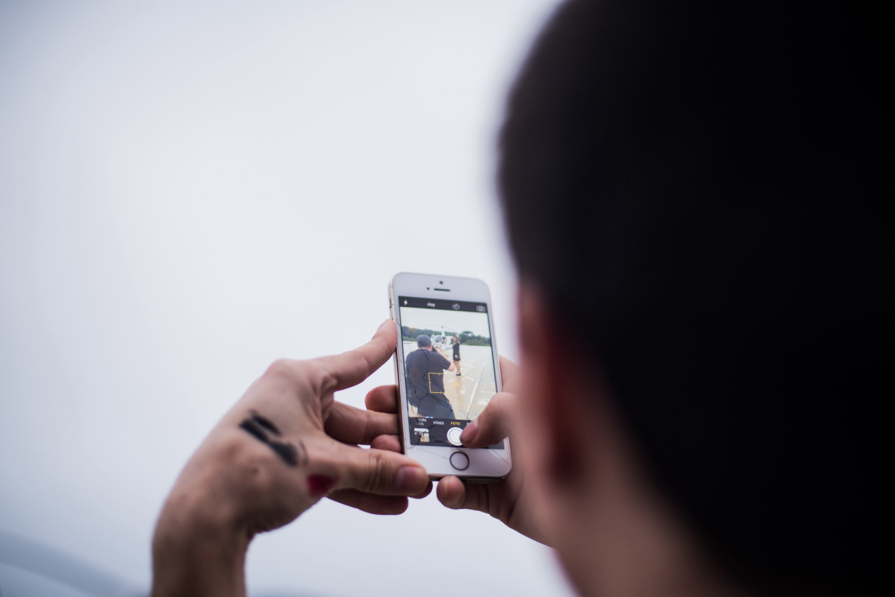 Hora do Snapchat. Foto: Mariana Lima. 