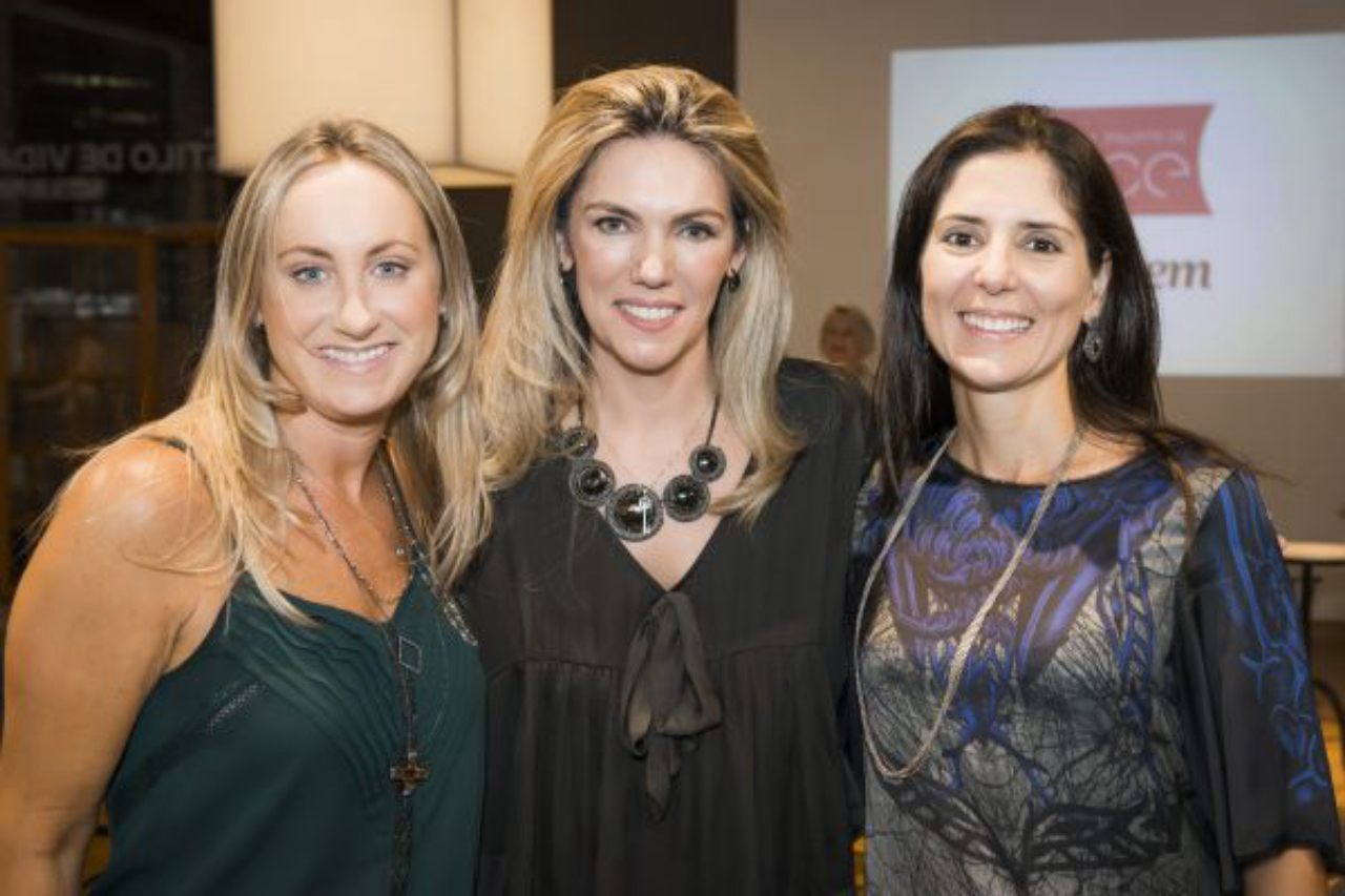 Renata Trevisan, Mônica Berlitz e Alessandra Pancera. 