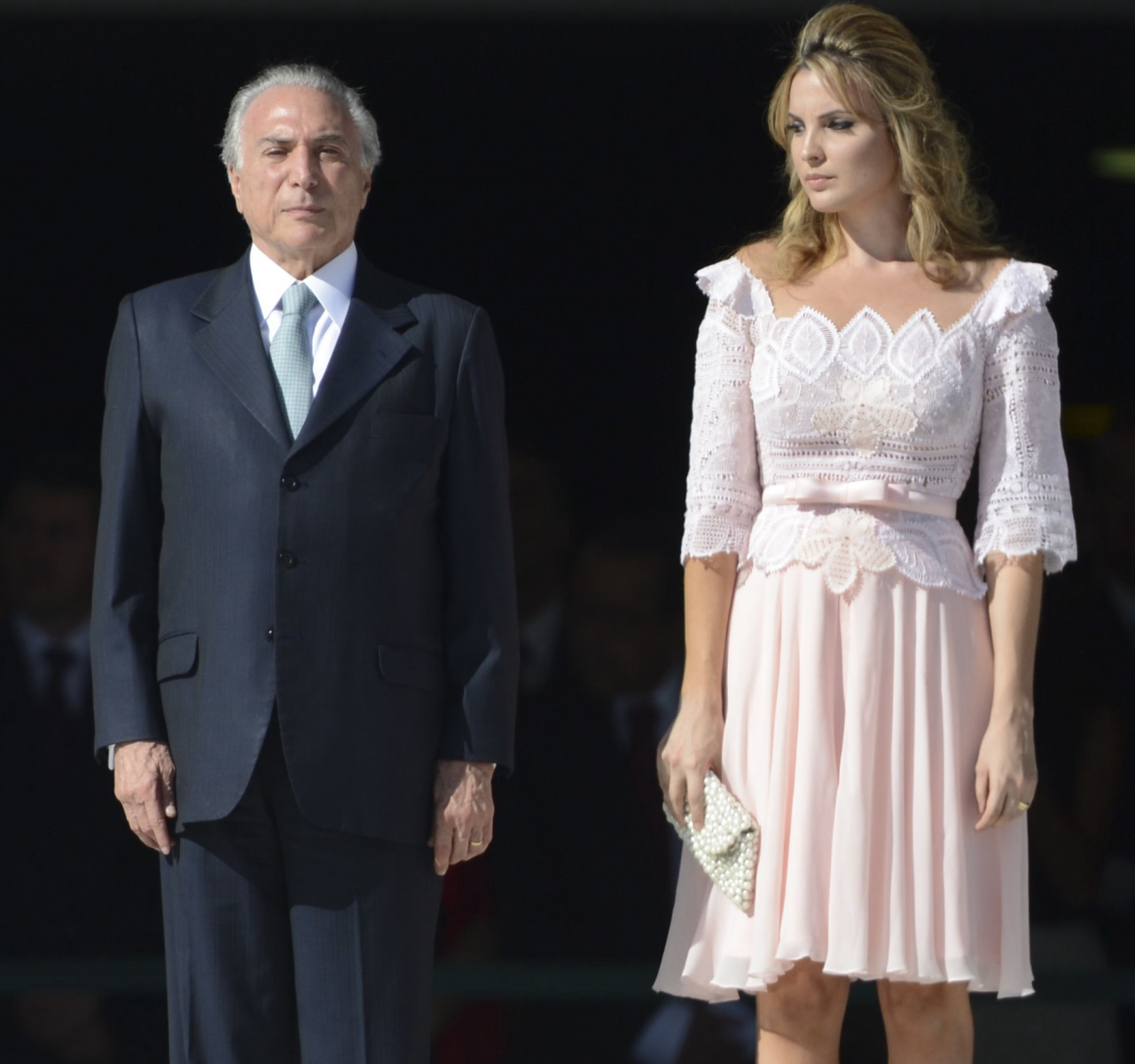 Marcela Temer dá prioridade aos tons claros na hora de vestir. Foto: Agência Brasil/José Cruz