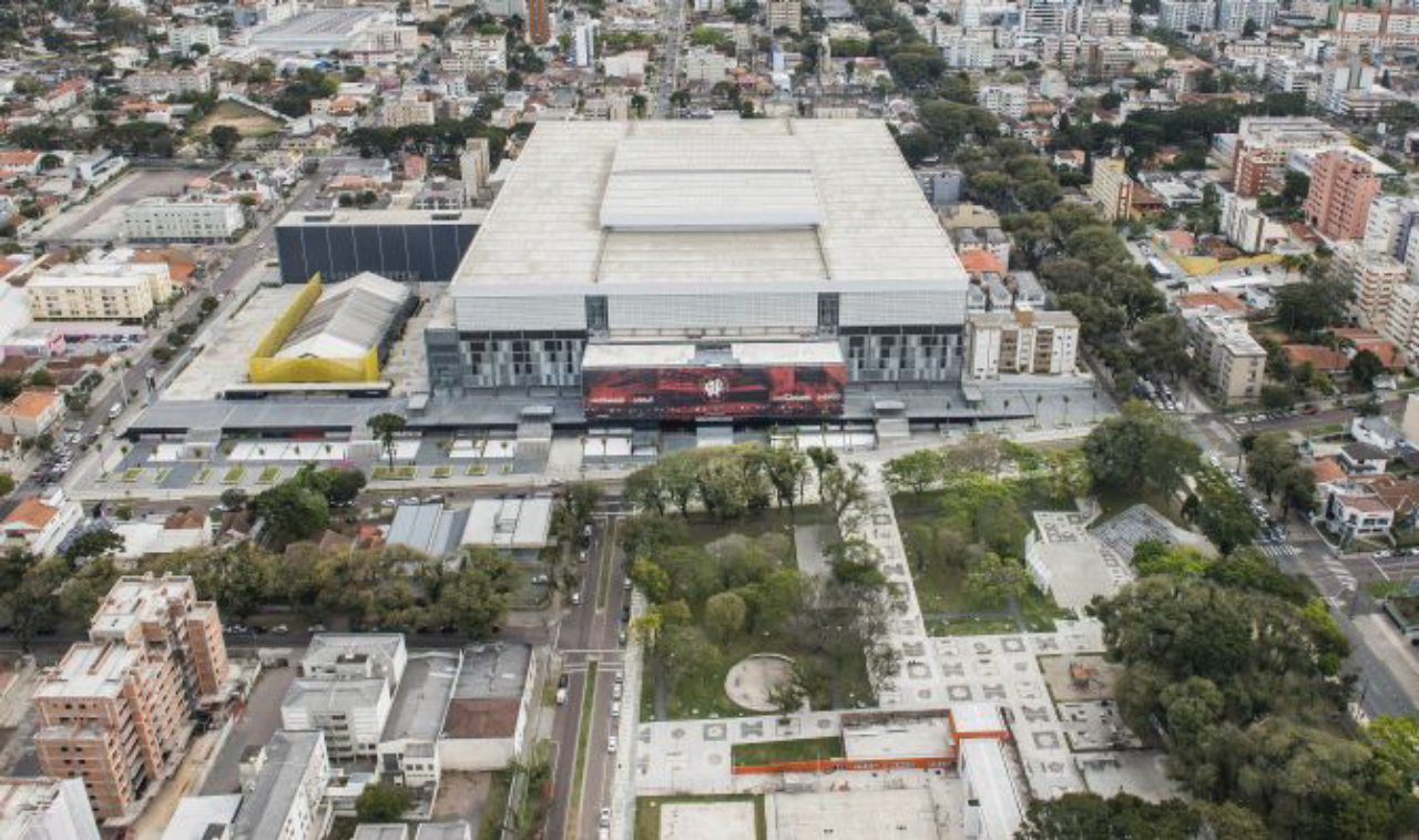 Arena da Baixada, no Água Verde. Foto: Letícia Akemi/Gazeta do Povo.