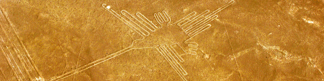 As linhas de Nazca foram descobertas em 1920, onde acharam mais de 500 imagens (Foto: reprodução turismo do Peru)