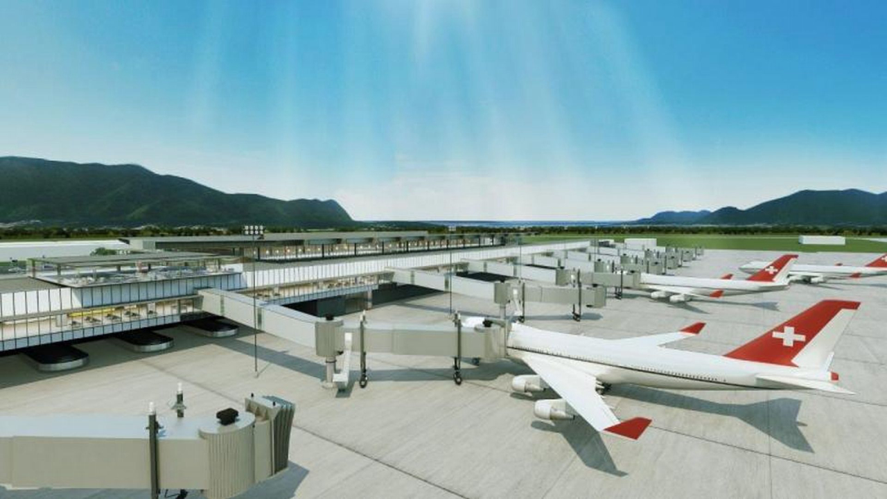 A Zürich Airports projeta investir quase R$ 1 bilhão em melhorias no aeroporto. Foto: Floripa Airport/divulgação.