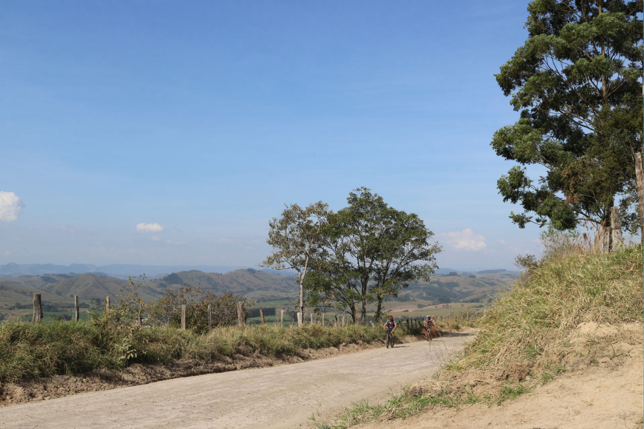 Entre os caminhos da rota do Vale de Aventura está a floresta de eucaliptos na altura de Ortigueira. Foto: divulgação.