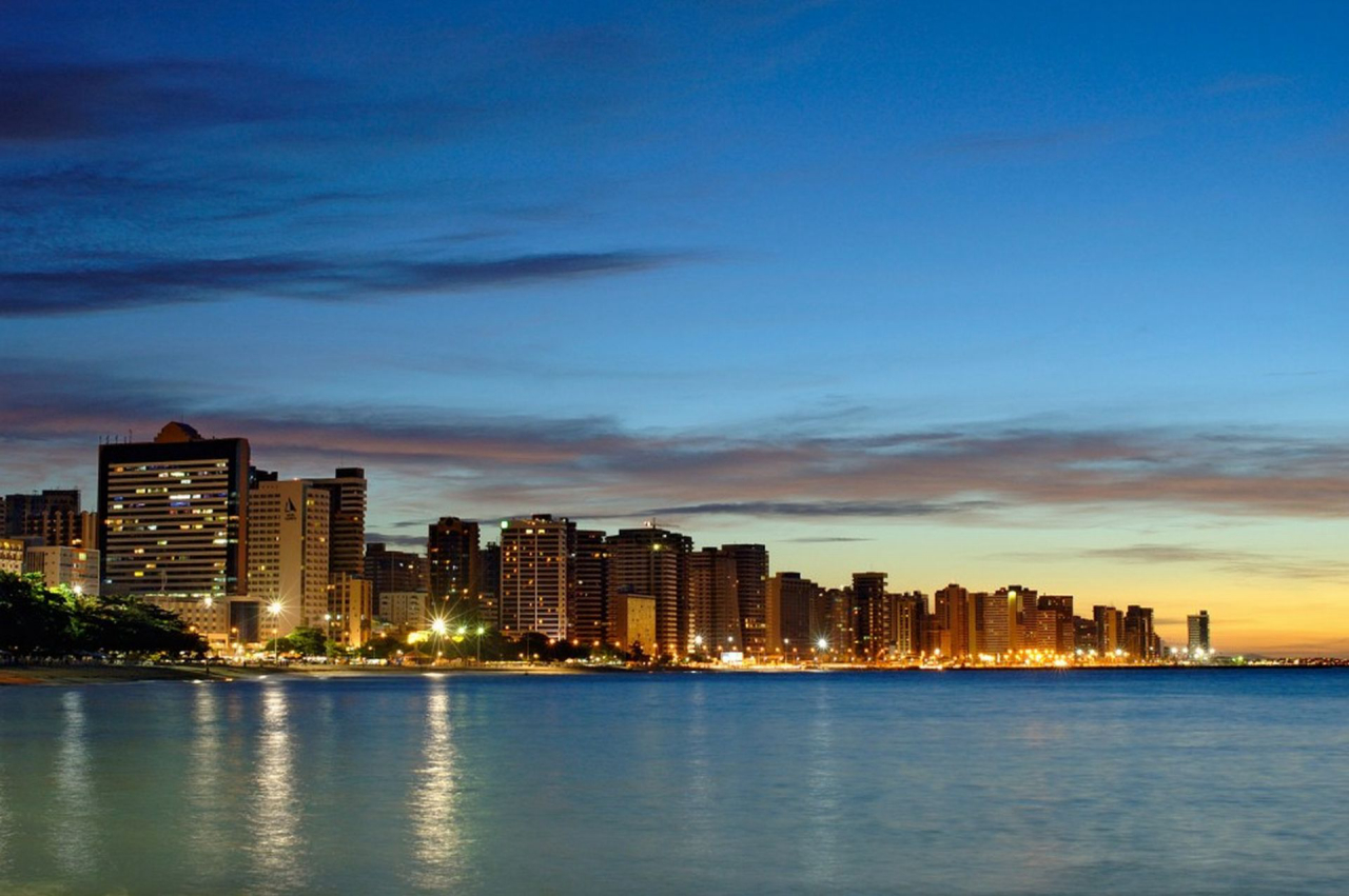 Vista da Avenida Beira Mar de Fortaleza. Foto: divulgação.