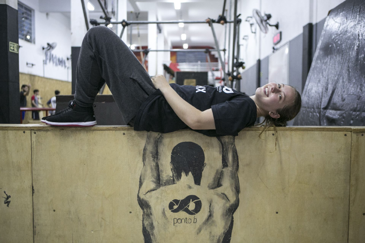 Atleta Parkour - 24-08-2018 - Camila Ribeiro, a Camilinha, 16 anos, é atleta de parkour.