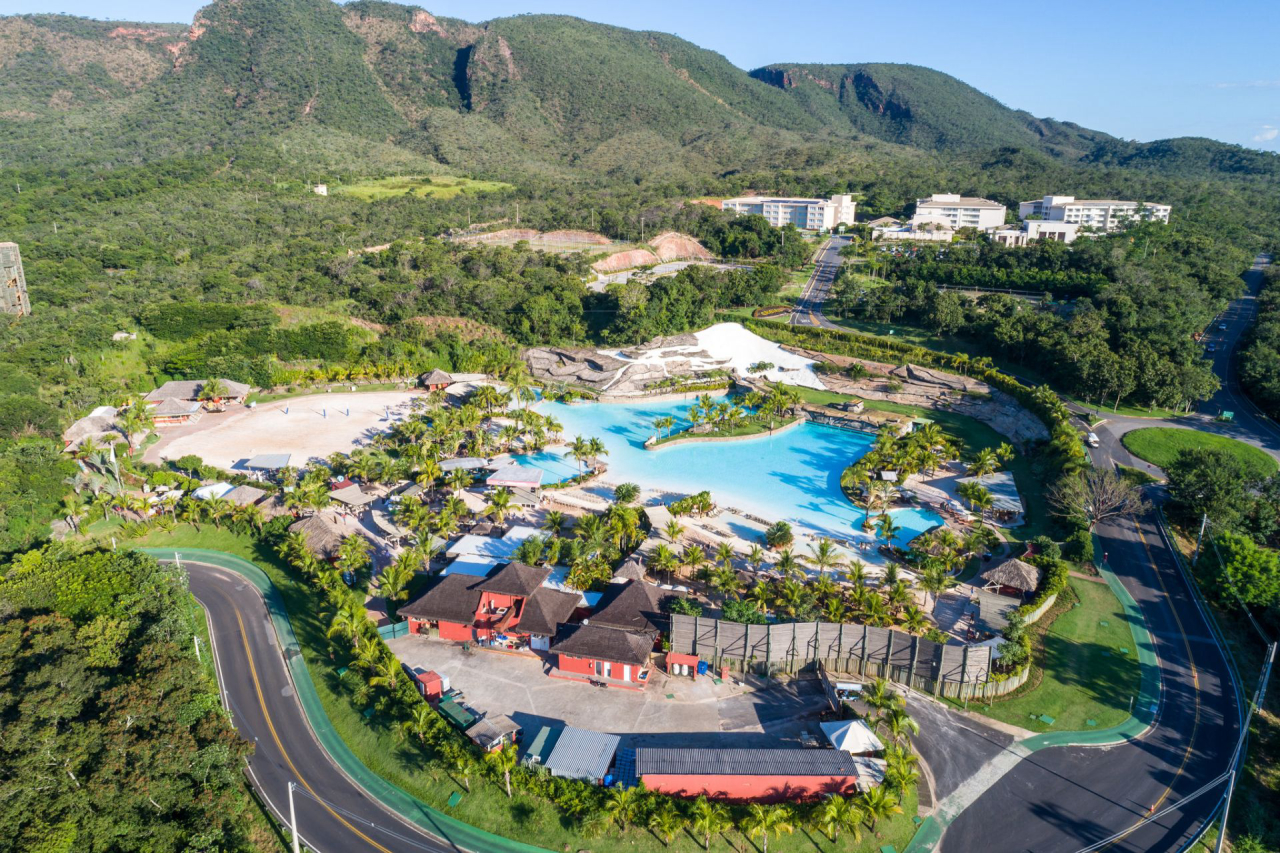 O complexo turístico do Hot Park, em Rio Quente. Foto: Pablo Regino/Ministério do Turismo.