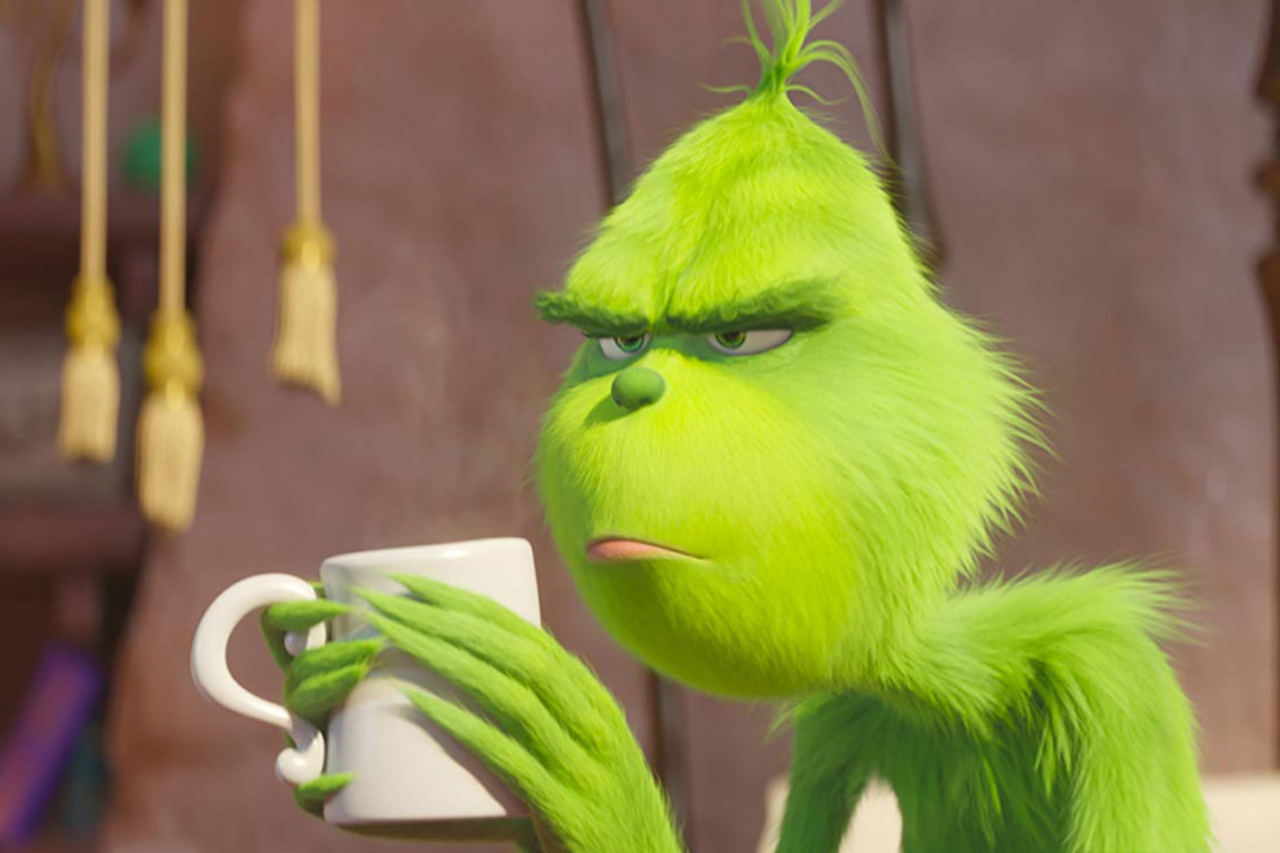 Na animação "Grinch", o personagem não suporta o Natal e tenta roubar todos os presentes a fim de impedir a festividade. Foto: Illumination Entertainment